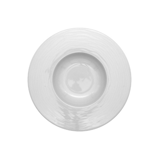 Prato Fundo Gourmet 29cm Onda Branco