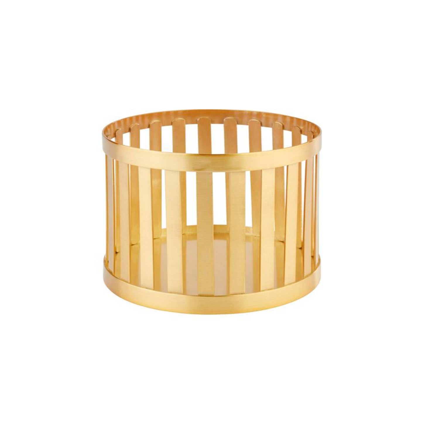 Cesto/Suporte Baixo Dourado