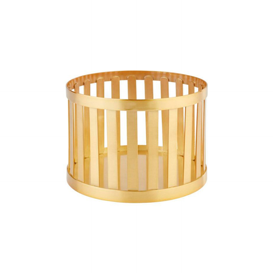 Cesto/Suporte Baixo Dourado