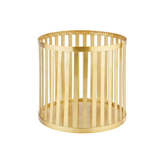 Cesto/Suporte Alto Dourado