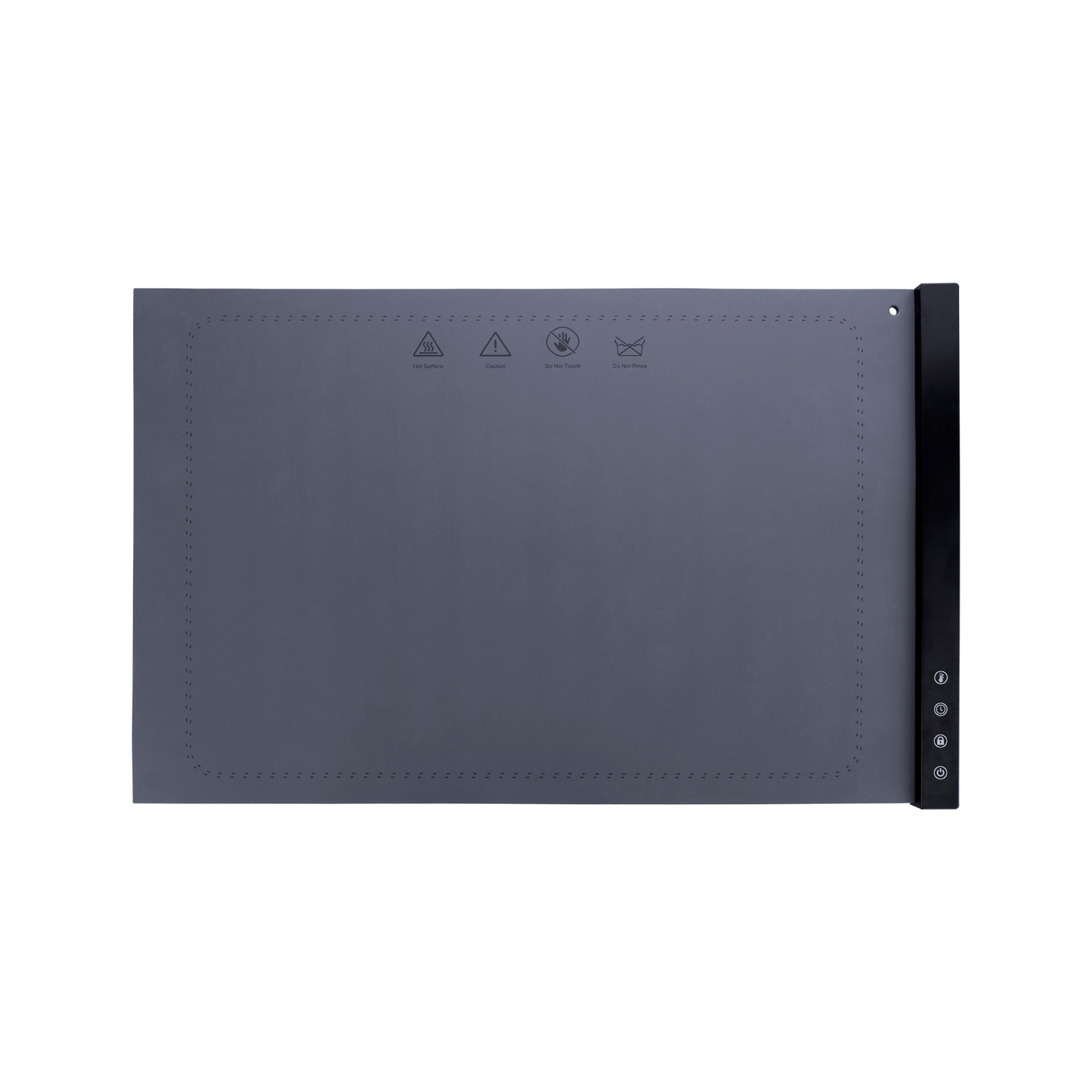 Placa de Aquecimento de Silicone Preta