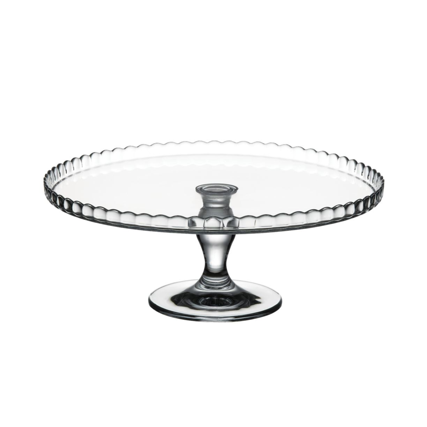 Prato de Bolo com Pé Vidro