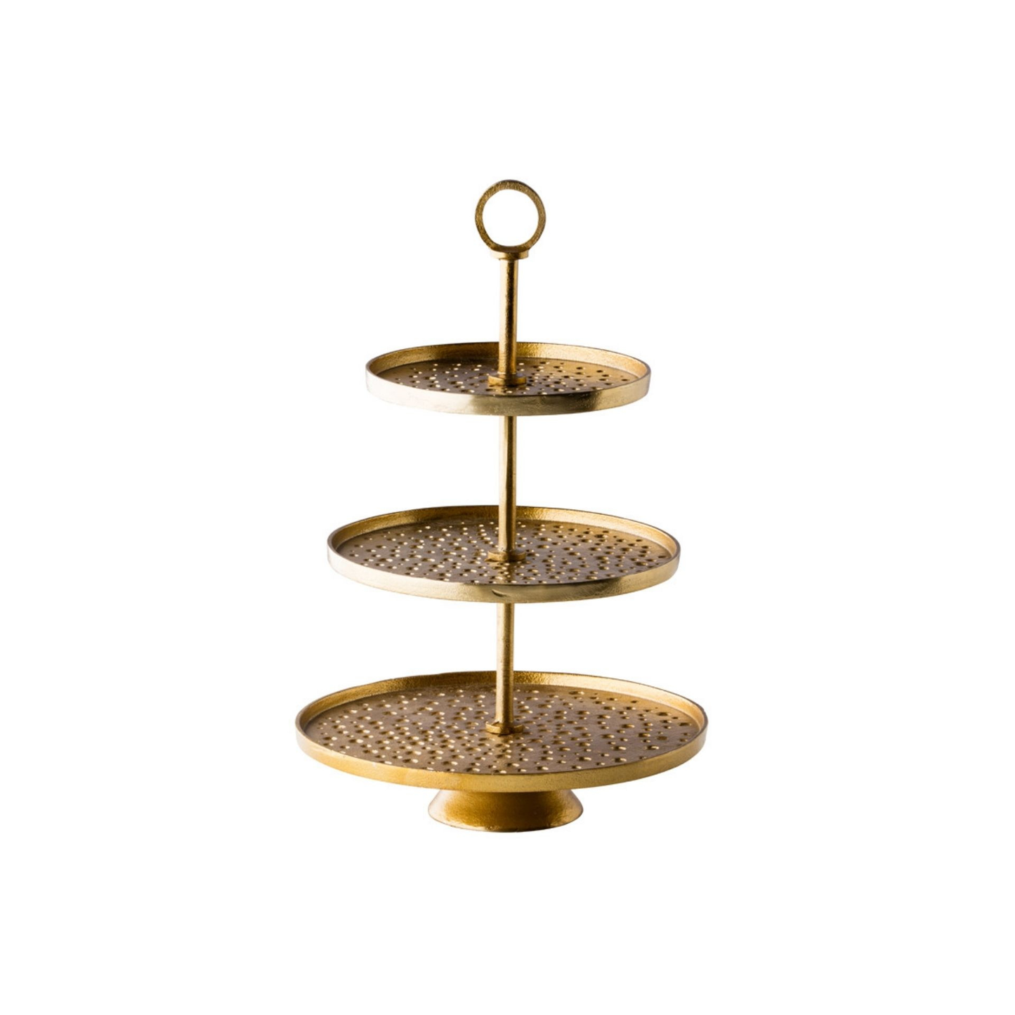Suporte com 3 Andares Dourado